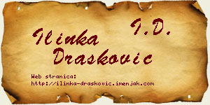 Ilinka Drašković vizit kartica